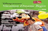 Vacation Dreams Begin - Disney Rewards · at Zootopia, Disney’s animated comedy-adventure in theaters March 4, 2016 Pages 8 & 9 CeleBRate the stoRies oF hawai‘i at Aulani, a Disney
