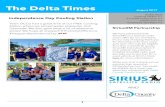 The Delta Times - Delta County Credit Union · The Delta Times August 2017 1 SiriusXM Partnership ... Independence Day Cooling Station We have partnered with SiriusXM on a special