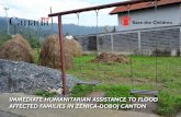 ImmedIate humanItarIan assIstance to flood affected famIlIes In … · from Kakanj, Zenica, Maglaj and Zavidovići were identified for project intervention, based on level of damage,