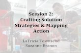 Session 2: Crafting Solution Strategies & Mapping …Crafting Solution Strategies & Mapping Action LaTricia Townsend Suzanne Branon In Session 1: Establishing relationships and identifying