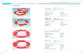 Techno cata Nov2011 resize · 2017-08-30 · HUAYAN LIFEBUOY Model DY5555-4 Outer Diameter 750mm Inner Diameter 468mm Thickness 100 ~ 125mm Weight ≥4.3KG Buoyancy ≥14.5 KG SB-25