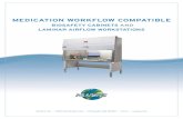 BIOSAFETY CABINETS AND LAMINAR AIRFLOW …...BIOSAFETY CABINETS AND LAMINAR AIRFLOW WORKSTATIONS. ... 3 Example Medication Workflow Configuration. ... Net Weight NU-240-330 3 ft [0.9