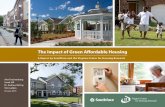 The Impact of Green Affordable Housing€¦ · efficiency impact of green building certification programs on affordable housing development. A total of 18 affordable housing developments