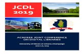 JCDL 2019 - Joint Conference on Digital Libraries · posters and 8 demonstrations were selected for presentation at the conference. JCDL 2019 continues the tradition of being a robust,