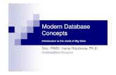 Modern Database Concepts - Univerzita Karlovaholubova/NDBI040/slajdy/02... · „Next Generation Databases mostly addressing some of the points: being non-relational, distributed,