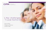Key challenges facing Local Authorities · development , including for new homes ... Plus income from sales, fees and charges and rents (rents are held separately) and grants. Resources