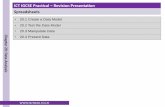 ICT IGCSE Practical Revision Presentation Spreadsheets Revision/CIE IGCSE ICT/CIE IGCSE I… · ICT IGCSE Practical –Revision Presentation Spreadsheets sis Tip: Currency Sometimes