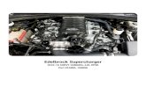 Edelbrock Supercharger - Amazon Web Services · The supercharger bypass valve is factory installed and adjusted intended to be vacuum ... Installation of this supercharger and charge