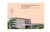 College of Agriculture Rewa (M.P.) - JNKVVjnkvv.org/PDF/College of Agri Rewa-Profile 2012250615033015.pdf · development and spoken English tutorial for the B.Sc. (A g.) final year