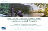 Pest Plant Assessment and Noxious weed Reviewvro.agriculture.vic.gov.au/dpi/vro/vrosite.nsf/0d... · Pest Plant Assessment and Noxious weed Review Department of Primary Industries,