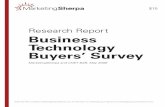 Research Report Business Technology Buyers’ Survey€¦ · % of business technology buyers Source: MarketingSherpa and CNET B2B, Business Technology Buyers’ Survey, May 2006 Methodology: