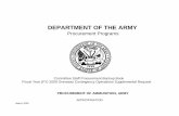 DEPARTMENT OF THE ARMY...department of the army appropriation summary appropriation: procurement of ammunition, army activity: 01 ammunition line no line nomenclature id fy09 oco enacted