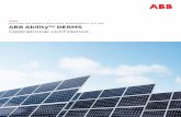 ABB Ability™ DERMS€¦ · ABB Ability DERMS enables electric distribution companies and system operators to efficiently manage the entire lifecycle of distributed energy resources