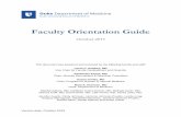 Faculty Orientation Guide - Duke University...Department of Medicine Faculty Orientation Guide Chapter 1 – Personal Information Version date: October 2013 5 Required Visit to Employee