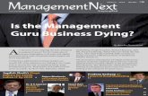Is the Management Guru Business Dying?managementnext.com/wp-content/uploads/2015/05/... · Schumpeter points out how the Thinkers50 rankings have not changed much in the last two