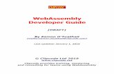 WebAssembly Developer Guide - Clipcode · 1: Introduction Overview The WebAssembly specification is a definition of an instruction set architecture (ISA) for a virtual CPU that runs