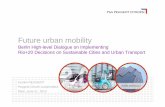 Future urban mobility - sustainabledevelopment.un.org · PSA active in all segments Business model New car-sharing (EV focus) C2C Market-place Renting 24/7 B2B car-pooling Activities