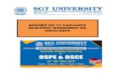 REPORT ON 7 CAPACITY BUILDING WORKSHOP ON OSCE/OSPE · OSCE/OSPE were primarily developed to be used in medical education, for this workshop only the faculty members of health related