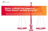 Status, outlook and impact of Class ... - Swiss Re Groupd70c5d7a-f7f0-4e1a-b7ba-aeb65ba… · Status, outlook and impact of "Class Action" models in the EU EMEA Claims Conference