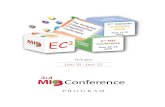 EC3 MIC Conference detailed program · Politecnico di Milano Digital Creativity Tools Framework 13.00 Lunch 14.00 KEYNOTE SPEECH – Introduced by Mathias Benedek James C. Kaufman