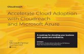 Accelerate your cloud journey with Cloudreach and ... Accelerate Cloud Adoption with Cloudreach and