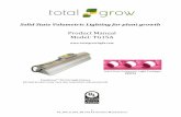 Product Manual Model: TG15A - LED Grow Lights: Full Grow ...totalgrowlight.com/resources/tg15a_owners_manual.pdfProduct Manual Model: TG15A ... Fluorescent and LED grow lights. •