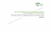 Surveillance of antimicrobial resistance in Europe€¦ · Antimicrobial resistance Antimicrobial resistance (AMR) is the ability of a microorganism to resist the action of one or