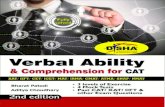 Head Office : B-32, Shivalik Main Road, Malviya Nagar, New ...€¦ · DISHA has come up with this book which comprehends the concept of Common Admission Test or CAT. The book will