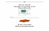 4-H Youth Development4-H is the youth development phase of the Oklahoma Cooperative Extension Service. 4-H is “learning by doing” . 4-H is “Involvement.” Youth, families and