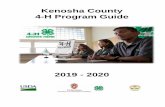 Kenosha County 4-H Program GuideKenosha County 4-H Council, Inc. The term for the entire community of Kenosha County 4-H members, leaders and volunteers. All enrolled 4-H leaders,