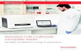 Brochure: Varioskan LUX multimode microplate reader€¦ · Instrument self-diagnostics and autocalibration At every start-up, a sophisticated self-diagnostics system performs a complete