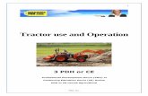 Tractor use and Operation - PE PDH · per second. A PTO mastershield (A) protects a person from the PTO stub. Some tractors have PTO stub guards that fasten to the PTO stub. All tractors