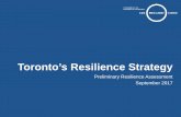 Toronto’s Resilience Strategy · Secondary Plans. 10 Year Cycling Plan. HiRA and EM Plan (2016) Chief Transform’ Office. Civic Innovation Office. Tower Renewal. Taking Action
