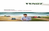 Variotronic - KC Equipment · The Fendt Variotronic includes and integrates the keys functions for higher efficiency. Unique: All functions can be adjusted easily and conveniently