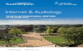 Internet & Audiologyinternetaudiology.com/2019/files/IA2019_booklet.pdf · At Southampton we have an Audiology BSc, MSci, and MSc. Our courses are designed to develop the future global