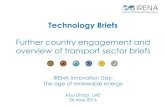 Technology Briefs - International Renewable Energy Agencyremember.irena.org/sites/Documents/Shared Documents/11th_Council/Innovation/IRENA...A plausible PEV rollout scenario based