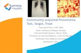Community-acquired Pneumonia: Test, Target, Treat Community-acquired Pneumonia (CAP) â€¢Leading cause