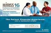 The Patient Financial Experience - HIMSS20 · 13 . Higher bills → higher . expectations . Patients consumers too . 71% report valuing their time most important for good service