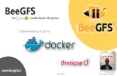 The Parallel Cluster File System - QNIBqnib.org/data/isc2018/BeeGFS_ISC_Dockers_18.pdf · Support Benefits: Competent level 3 support (next business day) Access to customer login