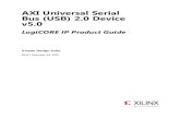 AXI Universal Serial Bus (USB) 2.0 Device v5AXI USB 2.0 Device v5.0 5 PG137 November 18, 2015 Chapter 1 Overview The USB 2.0 protocol multiplexes many devices over a single, half-duplex,