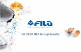 H1 2019 FILA Group Results - F.I.L.A Group - F.I.L.A Group · SALES BY PRODUCT LINE SALES BY GEOGRAPHICAL AREA H1 2019 Core Business Sales • Core Business Revenue of 350,7mln €,