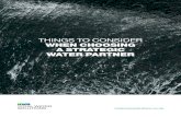 THINGS TO CONSIDER WHEN CHOOSING A …...THINGS TO CONSIDER WHEN CHOOSING A STRATEGIC WATER PARTNER 2 Businesses are responsible for staying compliant with an ever-increasing range