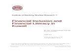 Financial Inclusion and Financial Literacy in Kuwait › ... › 2017 › 06 › Financial-inclusion-2.pdf · Financial Inclusion Institute of Banking Studies – Kuwait 6 SECTION