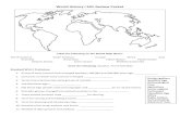 World History I SOL Review Packet · 2019-05-08 · World History I SOL Review Packet Label the following on the World Map above: North America South America Europe Africa Asia Australia