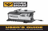 Safety Instructions - Highland Woodworking · Tool Sharpener clean for best and safest performance. Follow in-structions for maintenance and changing accessories. Inspect cords periodically