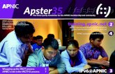 Apster35archive.apnic.net/emails/apster/pdf/APSTER-35.pdf · Apster35 The twice-yearly newsletter for the APNIC membership and community training.apnic.net APNIC Learning and Development