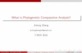 What is Phylogenetic Comparative Analysis? › uploads › 7 › 5 › 3 › 6 › ... · Questions to answer once the phylogeny is ready Contents 1 Questions to answer once the phylogeny