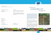Joint Research Centre sustainable soil · European and global soil management Given its multi-functionality, soil data and information play a crucial role in the development and implementation