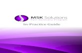 MSK Solutions - Lifestyle Matrix · 2018-03-02 · MSK Solutions In-Practice Guide • 6 Introduction to the MSK Solutions Pain Recovery Program “No matter what I do, or don’t
