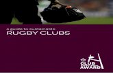 a guide to sustainable RUGBY CLUBS · future development, it is clear that Community Rugby clubs regardless of size, legal position and/or ambition on the field need to view themselves
